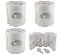 Thrink Set of 4 Gazebo Leg Weights | Made From Strong And Sturdy Plastic | Can Be Filled With Water Or Sand | For Gazebo Leg Poles Up To 25mm