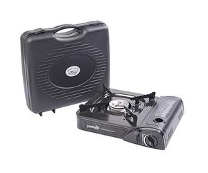 Thrink Single Burner Butane Gas Stove | Portable Compact and Lightweight | Efficient To Use | Adjustable Flame Height | Ideal For Camping Fishing | Comes With Carry Case | Durable And Easy To Use