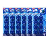 Thrink Toilet Cistern Blocks 3 Packs, 8 Blocks Per Pack Scented Tank Freshener Blocks for Continuous Freshness Hygienic Toilet Care Suitable for Most Cisterns (6 Pack, Ocean)