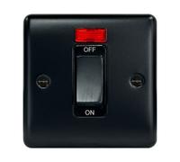 Thrion 1G 45A Dp Switch C/w Matt Black