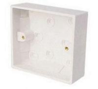 Thrion 45mm Single Pattress Box With Earth Terminal, Bakelite, 200