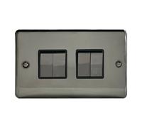 Thrion 4G 2Way 10Ax Switch Black Nickel, Black Insert, 5