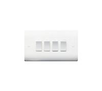 Thrion Slimline White 4G 2Way 10Ax Switch, 5