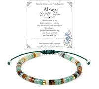 Thrist Morse Code Bracelet for Women Men Inspirational Beaded Jewelry Gifts | Natural Stone Beads Bracelet with Hidden Message, Adjustable, Encouragement Memorial Sympathy Gift for Friend Sister Mom
