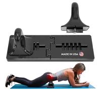 Thrival Bullseye - Fully Adjustable Psoas, Back and Hip Flexor Muscle Release Tool for Deep Tissue, Trigger Point Massage (Carbon Black) - Made in USA