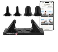 Thrival Deep Tissue - Fully Adjustable Psoas, Glute, Back and Neck Deep Tissue Massage Release Tool (Carbon Black) - Made in USA