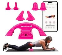 Thrival Relief Pro- Fully Adjustable Psoas, Back and Hip Flexor Muscle Release Tool for Deep Tissue, Trigger Point Massage (Pink) - Made in USA
