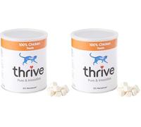 Thrive 100% Chicken Snacks Maxitube Cat Snacks, 200g (Pack of 2)