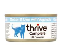THRIVE Cat Complete Cat Can Chicken & Liver with Vegetables | Size: 12*75g