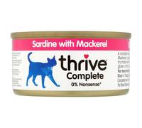 THRIVE Cat Complete Cat Can Sardine with Mackerel | Size: 12*75g