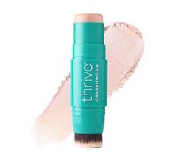 Thrive Causemetics Threat Triple Colour Pencil, Creamy Highlighter with Vitamin E, Evening Primrose Oil, Waterproof and Stain Resistant Face Makeup Formula, Jewelry (Golden Shine)