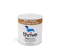 Thrive Chicken Dog Food Toppers ProTaste 100% Chicken Breast Freeze Dried for Pooch and Mutt Dog Food Dog Chicken Treat for Fussy Eaters Prescription Diets Hypoallergenic 170g