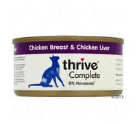 thrive Complete Adult - Chicken Breast & Chicken Liver - 6 x 75g