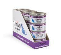 Thrive Complete Chicken Breast & Chicken Liver Wet Cat Food - Adult & Senior - 12 x 75g Cans