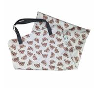 Thrive Double-Lined Hanging Wetbag, Waterproof Polyester PUL, 41x67cm, 20 Nappy Capacity, Multiple Colours Available (Little Bear Love)