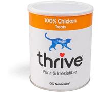 Thrive 100% Chicken Breast Freeze-Dried Cat Treats - Single Ingredient, High Protein - Grain Free - 170g MaxiTube