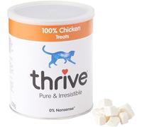Thrive Freeze Dried Chicken Cat Treats 100% Chicken Breast. Allergen-Free & Hypoallergenic Thrive Cat Treats for Indoor Cats
