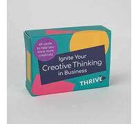 Thrive Ignite Your Creative Thinking in Business - Inspirational Card Deck - 69 Prompted Cards for Brainstorming & to Spark Inspiration - For Small Business Owners, Solopreneurs and Entrepreneurs