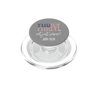 Thrive Not Just Survive John 10:10 Bible Passage USA Flag PopSockets PopGrip for MagSafe