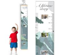 Thrive Treck Growth Chart for Wall - Height Chart for Kids, Height Measurement for Wall, Child Height Wall Chart