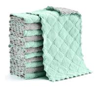 ThriveMart 12 Pack Dish Cloths,Coral Fleece Dish Cloths