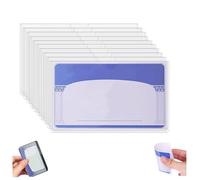 Thrivenget Card Sleeves, Social Security Card Protector Sleeves, Clear as Glass, Clear PVC Water-Resistant Plastic Sleeve, Suitable for Various Cards Types (20PCS)