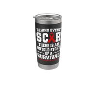 Thriving Beyond Brain Aneurysm Awareness Survivor Stainless Steel Insulated Tumbler