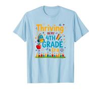Thriving in My 4th Grade Era T-Shirt, Men, Baby Blue, 3XL