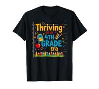 Thriving in My 4th Grade Era T-Shirt, Men, Black, M