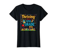 Thriving in My 4th Grade Era T-Shirt, Women, Black, XL