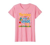 Thriving in My 4th Grade Era T-Shirt, Women, Pink, XXL