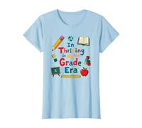 Thriving in My First Grade Era T-Shirt, Women, Baby Blue, XS
