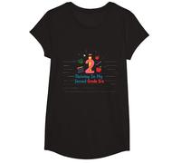 Thriving in My Second Grade Era T-Shirt, Girls, Black, Medium