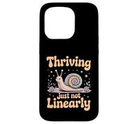 Thriving Just Not Linearly Funny Neurodivergent Case for iPhone 15 Pro