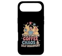 Thriving On Coffee Chaos & Self-Discovery - Quote Case for iPhone Air