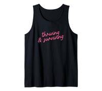 Thriving & Surviving Positive Affirmation Script Tank Top