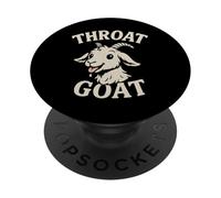 Throat Goat Funny Offensive Adult Humor Bootleg Y2K Graphic PopSockets Adhesive PopGrip
