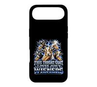 Throat Goat Loves Juicy Wieners Blue Lightning Case for iPhone Air