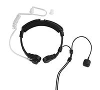 Throat Mic Headset, Acoustic Tube Throat Mic Earphone Microphone Air Conduit PTT Headphones for UV-5R BF-888S Walkie Talkie