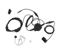 Throat Microphone Headset Clear Sound Extension Neck Mic with K Type Connector for Kenwood KPG TH TK HYT PUXING UV5R BF