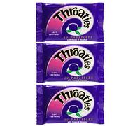 Throaties Blackcurrant Flavour with Honey & Menthol for Soft Soothing 10 Pastilles X 3