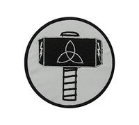 Throe Hammer ROU Iron On Patch Sew On Patch Embroidered Patch/Badge for Clothes Shirts Jeans etc