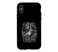 Throne Beneath The Japanese Waves Ocean Dragon Fantasy Case for iPhone X/XS