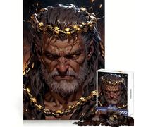 Throne of Chains - The Fallen King's Wrath 1000 Piece Jigsaw Puzzles for Adults Jigsaw Mental Toy Soothing Fun Premium Cut Birthday Gift (50x75cm)