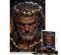 Throne of Chains - The Fallen King's Wrath 1000 Piece Jigsaws for Teenagers Puzzle Wise Think Toy Simple Fun Tight Cut Santa Wish Pick (38x52cm)