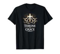 Throne of Grace Hebrews 4:16 Cross T-Shirt