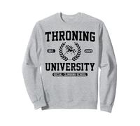 Throning University Culture Satire Social Climbing Flex Sweatshirt