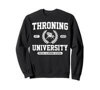 Throning University Culture Satire Social Climbing Flex Sweatshirt