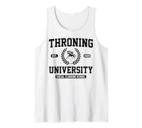 Throning University Culture Satire Social Climbing Flex Tank Top