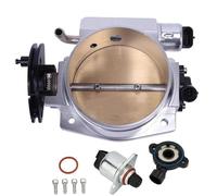Throttle Body 92mm/102mm Throttle Body With TPS Sensor For Cadillac For CTS For V-Series For LS1 LS2 LS3 LS6 LSX Car Modification TT102152 Throttle Body Assembly(102mm Silver)